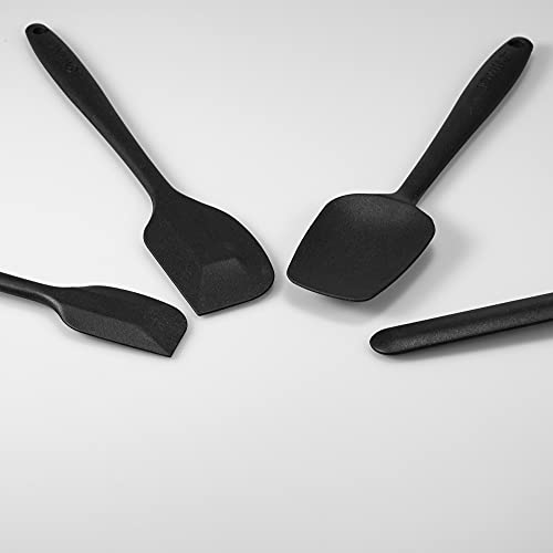 4 Piece Silicone Spatula Set with Stainless Steel Core (4 Count)