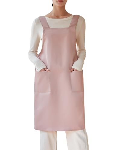 Kitchen Chef Aprons for Men Women Work Apron with 2 Pockets