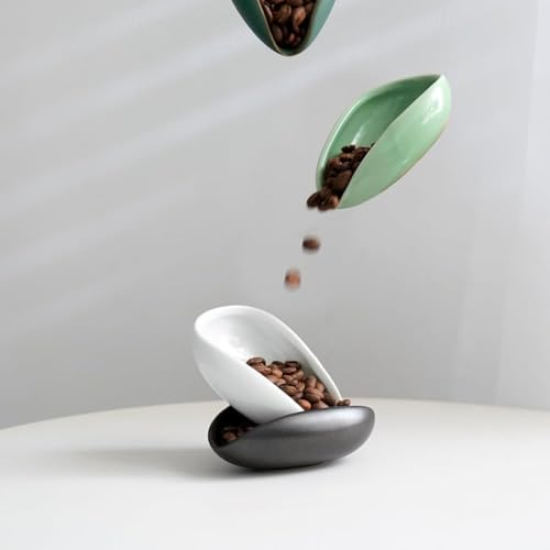 Ceramic Coffee Dosing Cup & Tea Storage Tray