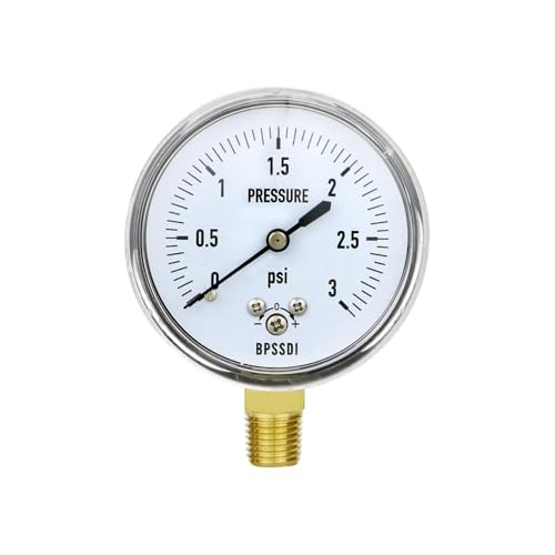 0 3 Psi Low Pressure Gauge
