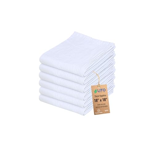 Thick Cotton Napkins (6 Count)