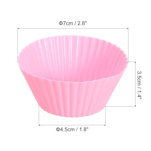 42Pcs Silicone Cupcake Liners (42 Count)