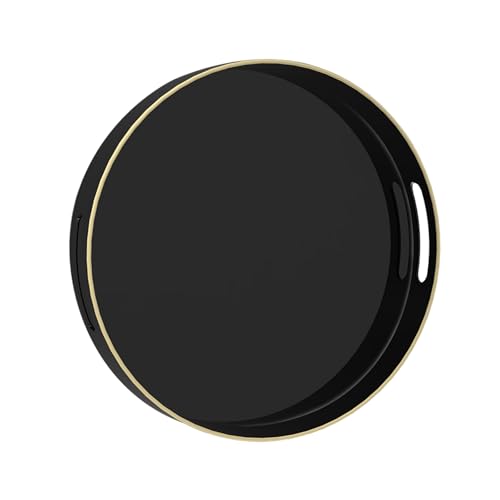 13" Black Decorative Tray