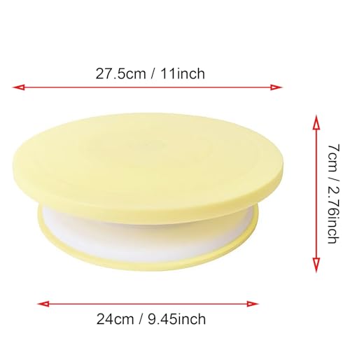 Cake Decorating Turntable 11 Inch Cake Turntable Anti
