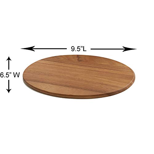 Woodard & Charles 6 Acacia Wood Serving Boards w (10 Count)