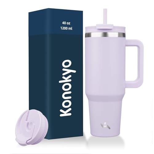 40 oz Insulated Tumbler Water Bottle with Handle