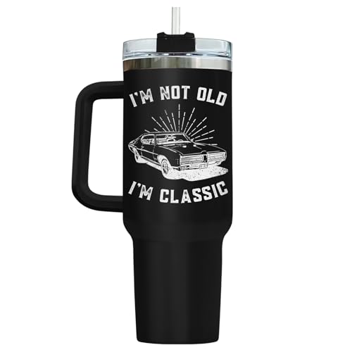 Dad I'm Not Old 40 oz Tumbler with Handle