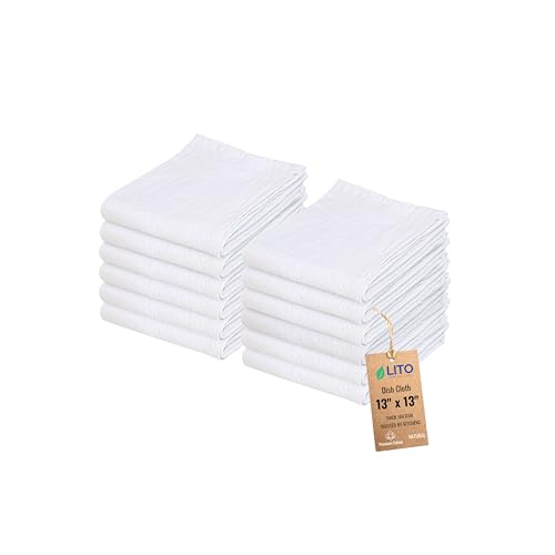 Dish Cloths Cotton (12 Count)
