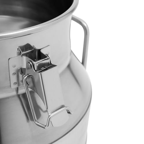 Stainless Steel Milk Bucket With Sealing Lid and Carry Handle