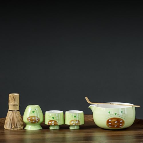 Matcha Whisk Set with Spout (6 Count)