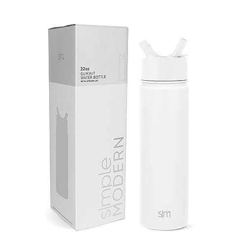 Insulated Water Bottle with Straw