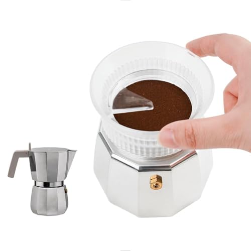 60mm Moka Pot Dosing Funnel & Distributor for 6 Cup Moka Pot