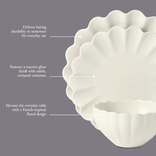 Bistro Fleur Plates and Bowls Sets