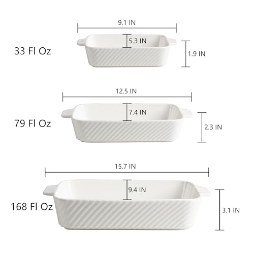 Sweejar Ceramic Baking Dish Set