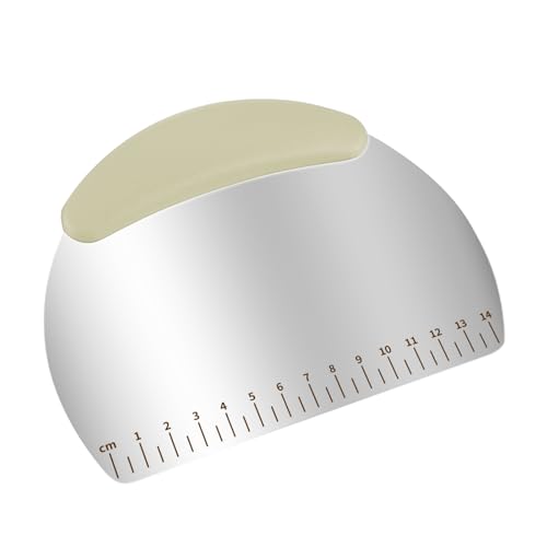 Professional Stainless Steel Dough Cutter and Scraper Combo