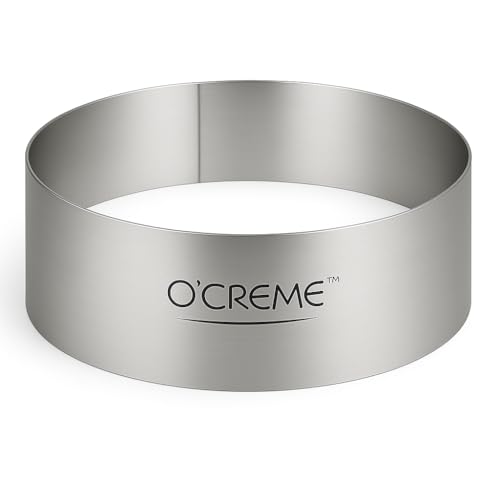 Cake Ring Sturdy Stainless Steel Round Mousse Cake Ring Mold for Baking