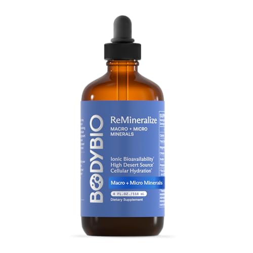 ReMineralize Essential Ionic Trace Minerals for Hydration & Detox (4 Fl Oz)