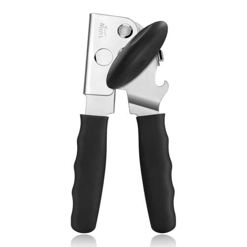Heavy Duty Hand Can Opener with Comfortable Grip for Seniors