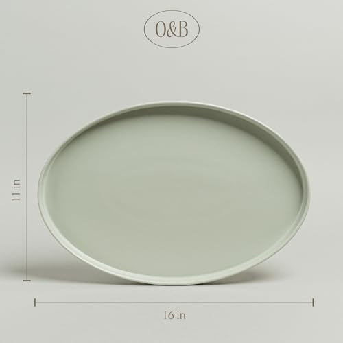 Over&Back Stackable Stoneware Serving Platter