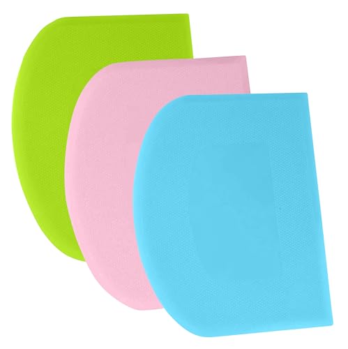 Dough Scraper Bench Scraper (3 Count)