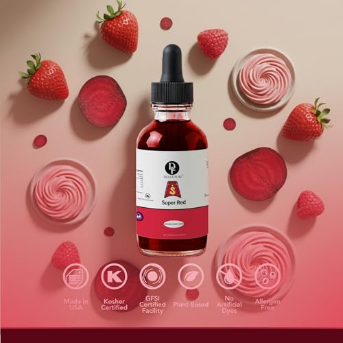 Natural Super Red Food Coloring from Beetroot (2 Fl Oz)