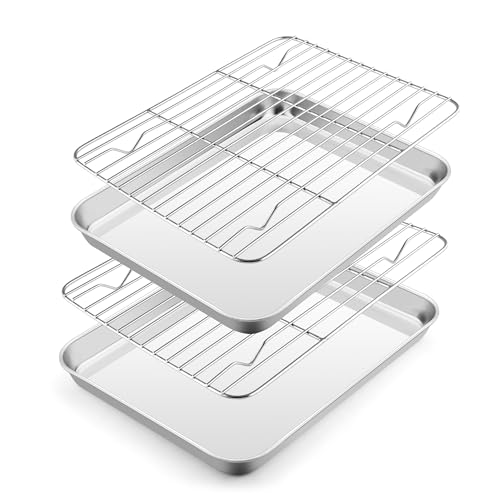 Small Baking Sheet with Wire Rack (2 Count)