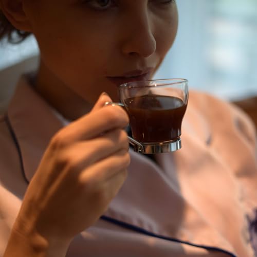 Oslo Espresso Glass Cups 4 Set 3.75 Oz (4 Count)