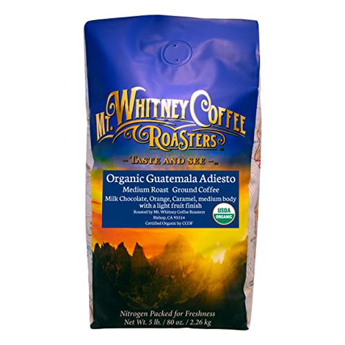 Mt. Whitney Guatemala Adiesto Cooperative Organic Low Acid Coffee (80 Ounce)