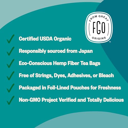 Organic Sencha Green Tea (100 Count)