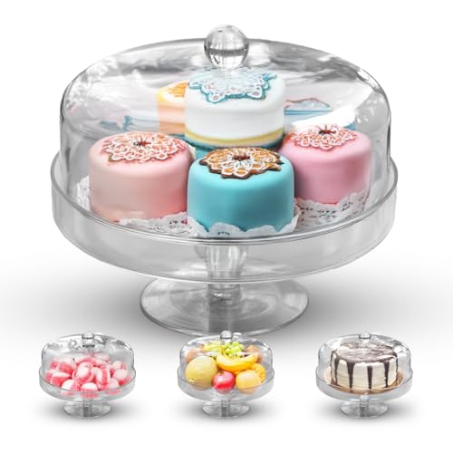 Acrylic Cake Stand with Lid