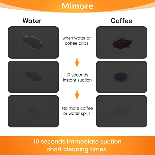 Coffee Mat 16x24 Inch Black Countertop Mat