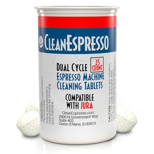 25 Cleaning Tablets Designed For Jura Coffee Machines (25 Count)