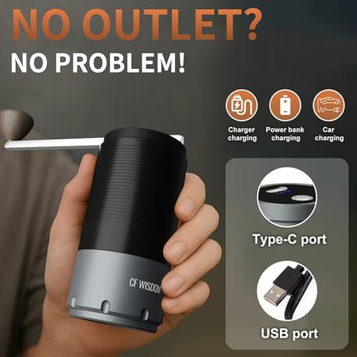Portable Conical Burr Coffee Grinder