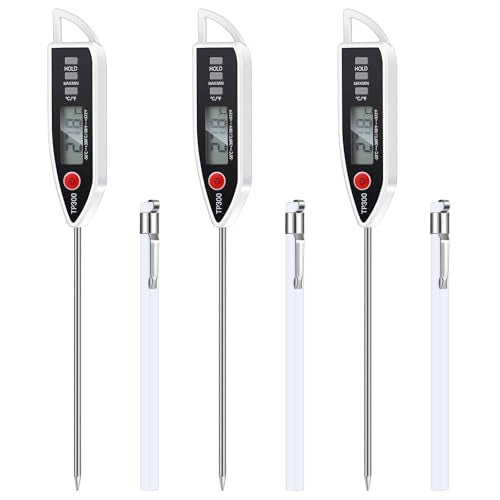 3 Set Digital Food Thermometer Long Probe Instant (3 Count)