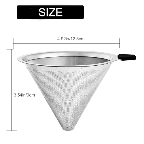 Pour Over Coffee Filter Compatible with Chemex 6
