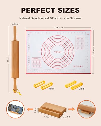 Classic Wood Rolling Pin