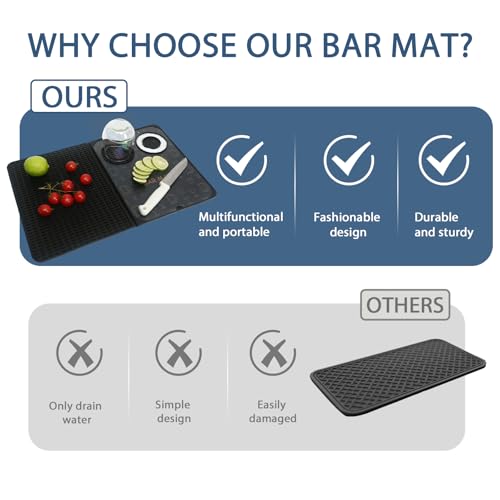 Foldable Bar Mat 18x12 inch