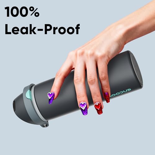 Insulated Water Bottle with Straw