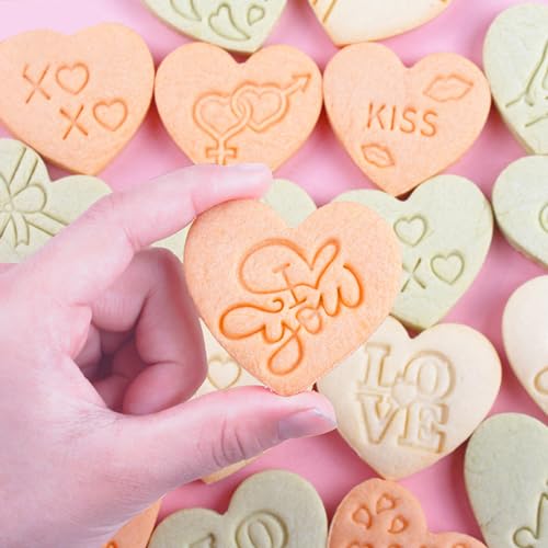 10 Pcs Heart Cookie Cutter Set (10 Count)