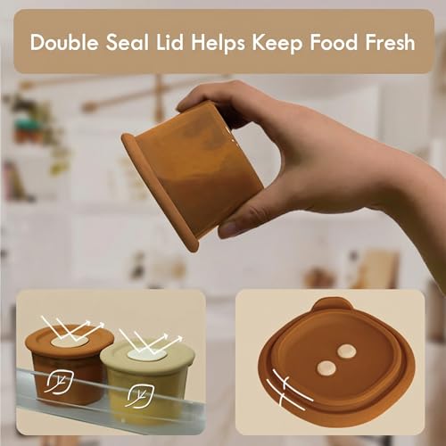 Silicone Baby Food Containers (4 Ounce)