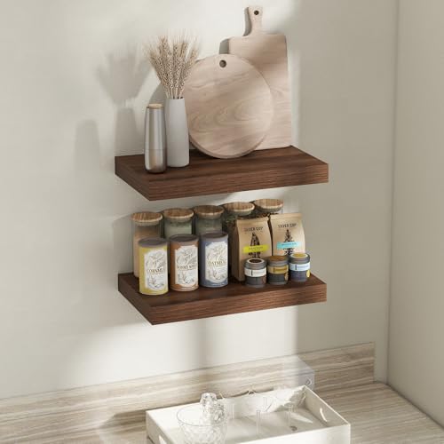 12 Inch Deep Floating Shelves for Wall (2 Count)