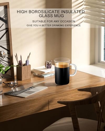 Glass Coffee Mugs (4 Count)