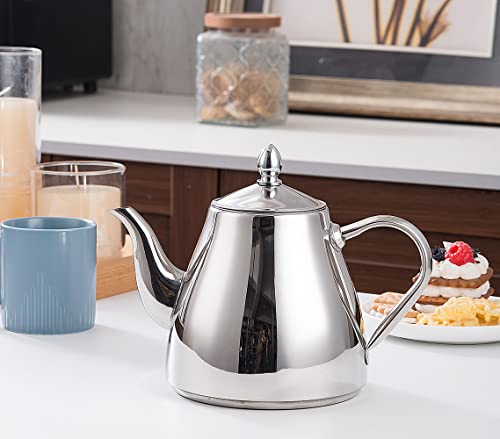 Stainless Steel Teapot with Infuser 2000ml