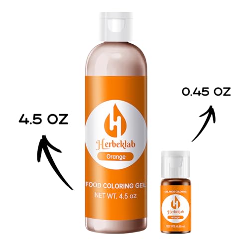 Orange Gel Food Coloring (4.5 Fl Oz)