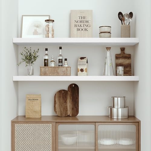 Single Floating Shelves 48x10” Set of 1