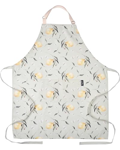 Premium Adjustable Cooking Colored Aprons for Women with Pockets