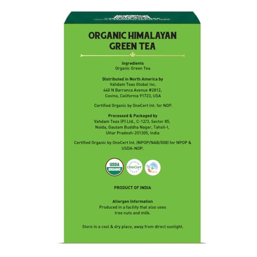 Organic Himalayan Green Tea (100 Count)