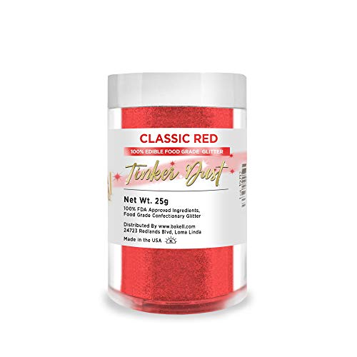 Classic Red Edible Glitter