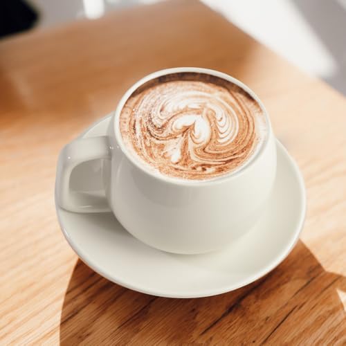 Porcelain Coffee Cup with Saucer 270ml (10.99 Count)