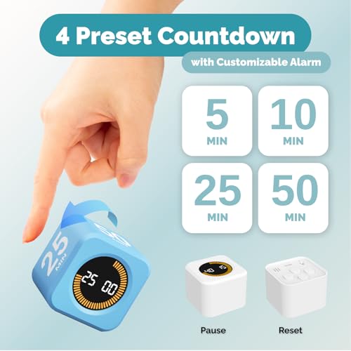 Pomodoro Cube Timer Productivity Visual Timer
